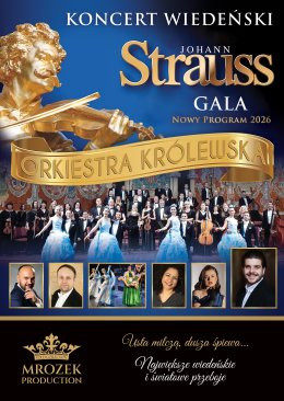 Rzeszów Wydarzenie Koncert Koncert Wiedeński - Johann Strauss Gala: Orkiestra Królewska - „W świecie operetki”