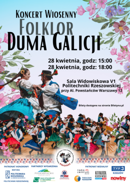 Rzeszów Wydarzenie Koncert Koncert Wiosenny SZPiT PRz "POŁONINY" - Folklor Duma Galicji