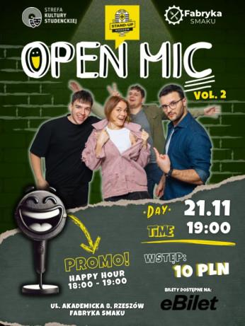 Rzeszów Wydarzenie Stand-up OpenMIC