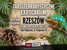Rzeszów Wydarzenie Inne wydarzenie Największe Targi Terrarystyczne w Rzeszowie - Exoticarium!