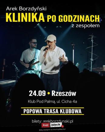 Rzeszów Wydarzenie Koncert Popowa trasa klubowa Arka Borzdyńskiego "Klinika po godzinach"
