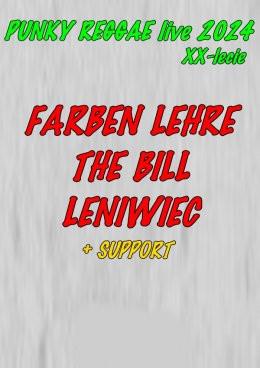 Jarosław Wydarzenie Koncert Wystąpią: Farben Lehre, The Bill, Leniwiec + support