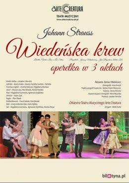 Rzeszów Wydarzenie Spektakl Operetka "Wiedeńska krew" - Arte Creatura Teatr Muzyczny